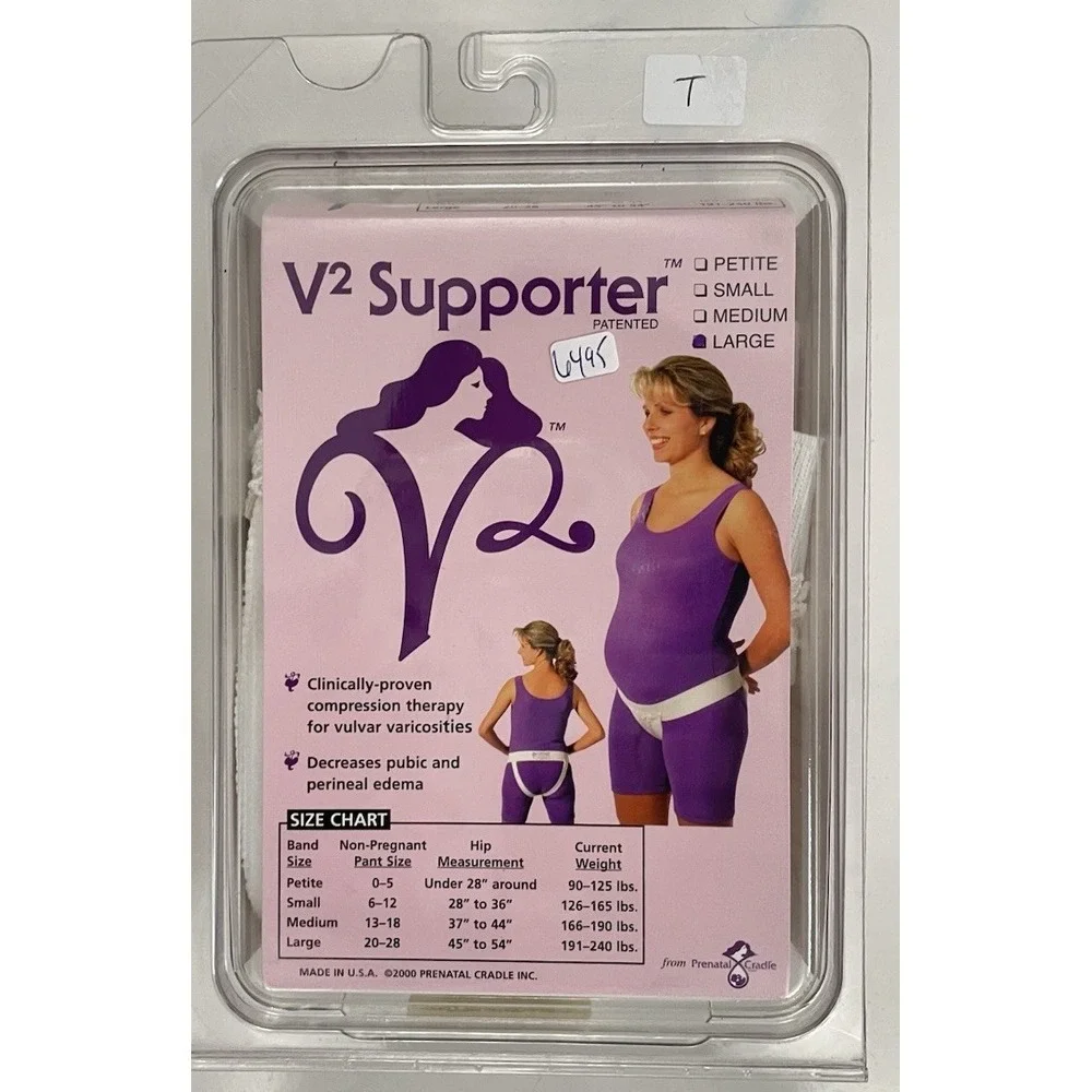 V2  Supporter Pelvic‎ Support Pregnancy Belt Large Made In USA